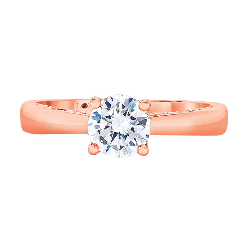 Image of 3 Solitaire Engagement Rings on blue background - 4008 – JEWELLERY  GRAPHICS