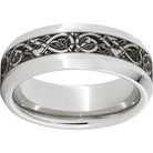 serinium® beveled edge band with viking laser engraving