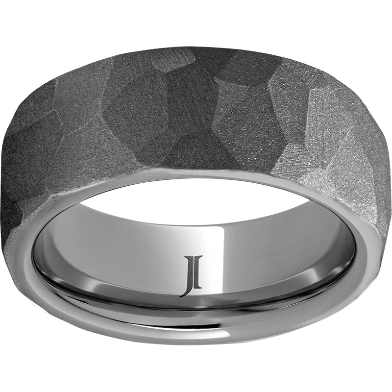 Chisel on sale tungsten ring